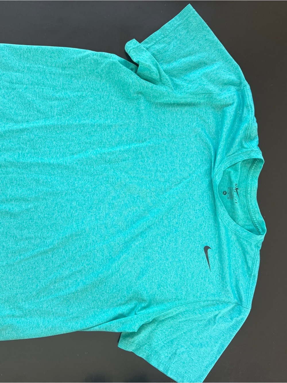 Nike Men's Teal Heather Dri-FIT Short Sleeve Tee